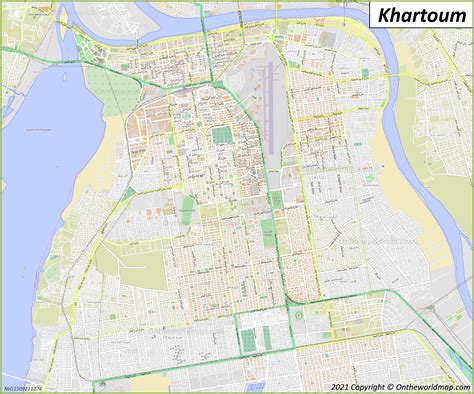 Khartoum Map | Sudan | Detailed Maps of Khartoum (Khartum)