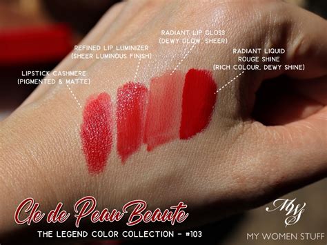 Review & Swatches: Cle de Peau Beaute Legend Lip Color - My Women Stuff