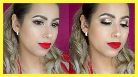 FÁCIL MAQUILLAJE PARA NAVIDAD 💄 / EASY CHRISTMAS MAKEUP TUTORIAL🎄 - YouTube