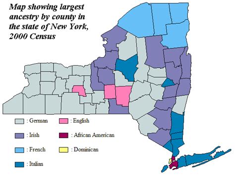 New York Population Ethnicity Map