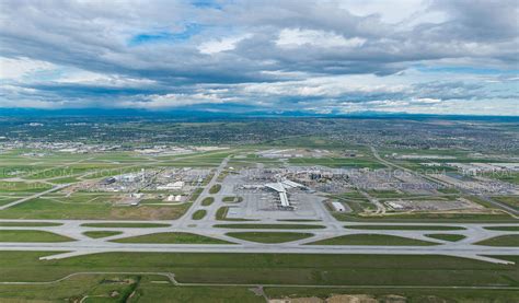 Aerial Photo | Calgary International Airport Terminal