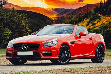 Red Mercedes-benz Convertible · Free Stock Photo