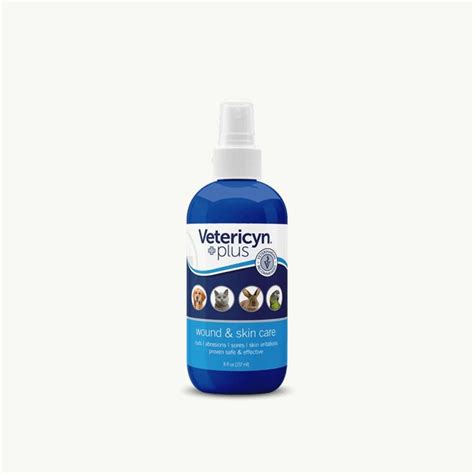 Vetericyn Plus Antimicrobial Wound & Skin Care Spray - 8 Ounces | Natural wound care, Skin ulcer ...