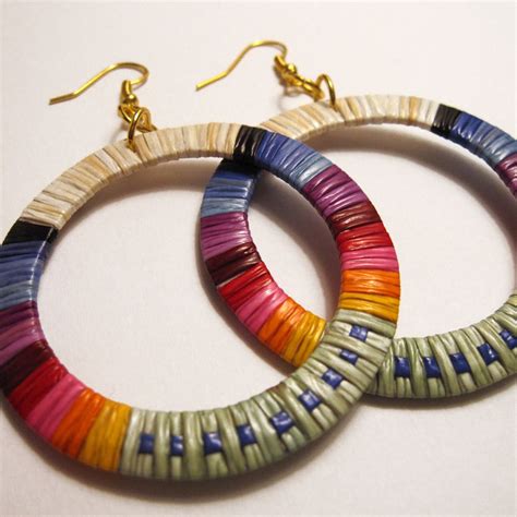 Beautiful Lakota Sioux Quillwork Hoops by Ista Ska, available at Beyond Buckskin | Quilling ...