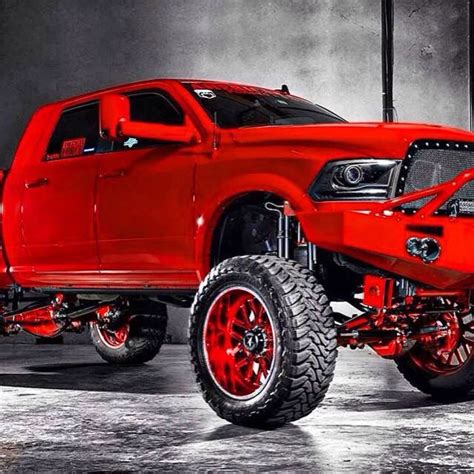 Lifted red dodge | Trucks, Jacked up trucks, Diesel trucks