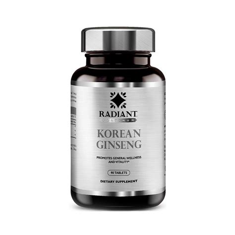 Buy Radiant Platinum Korean Ginseng 90 Tabs online at best price in the ...