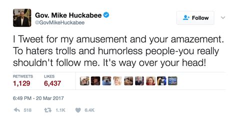 Mike Huckabee's humor is way over your head. : r/iamverysmart