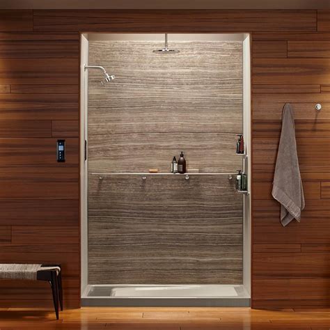 KOHLER Choreograph Veincut Dune Shower Wall Surround One-Piece (Common ...