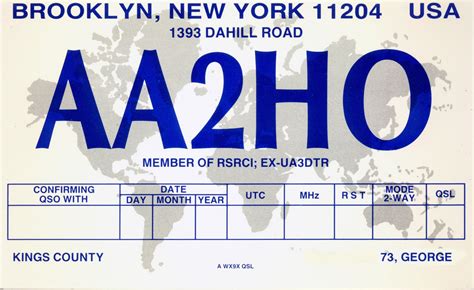 n2ho: QSL Cards