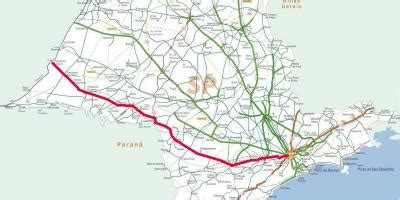 São Paulo - de-Estrada mapa Rodoviário. Todos de São Paulo Rodovias ...