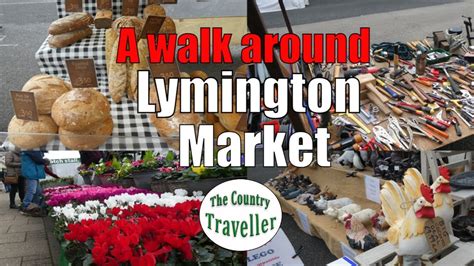 A walk around Lymington Saturday Market - what would you buy? - YouTube