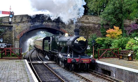 GWR 2800 Class Locomotive at the 50 years celebration of the Severn Valley heritage railway ...