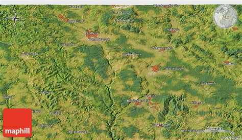 Satellite 3D Map of Amberg