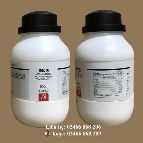 Fe2(SO4)3 (Iron(III) sulfate) CÔNG TY TNHH THƯƠNG MẠI HÓA CHẤT VÀ THIẾT BỊ HOA VIỆT