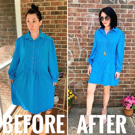 Woman Transforms Thrift-Store Clothes For $1 Into Elegant Outfits