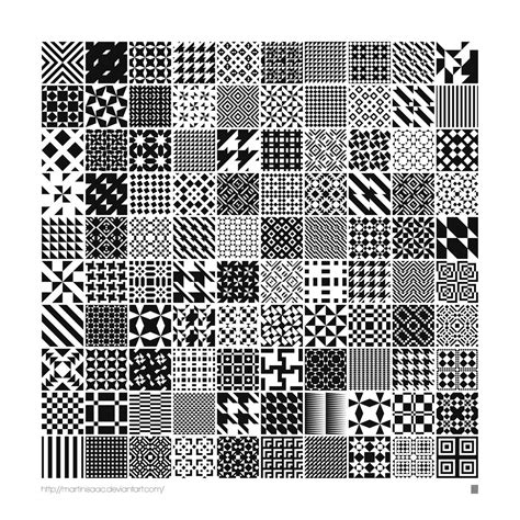 Monochrome Geometric Patterns by MartinIsaac on DeviantArt