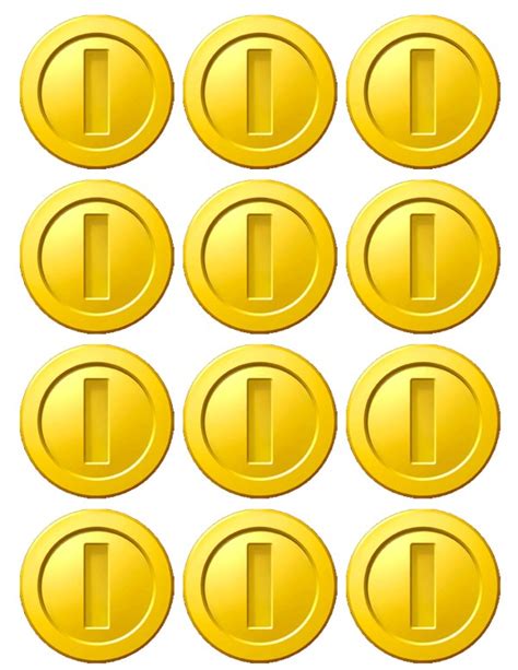 Gold Coin Printable • My Nerd Nursery