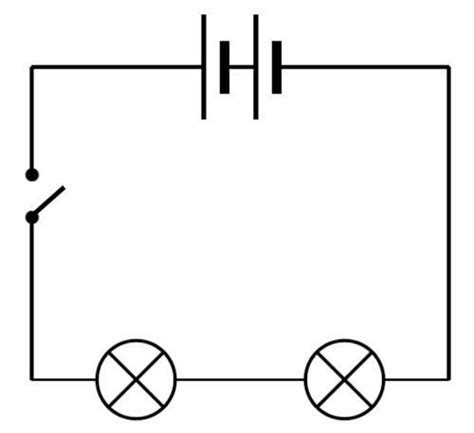 Simple Circuit With Light Bulb And Battery