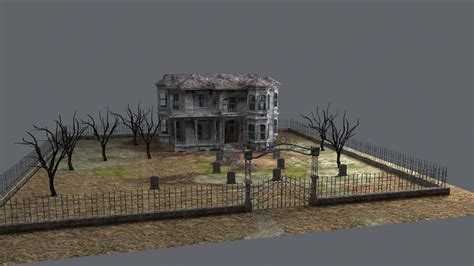 Haunted house model - TurboSquid 1352363