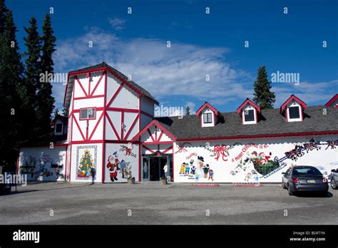 Santa Claus, father Christmas at North pole, Alaska Stock Photo - Alamy