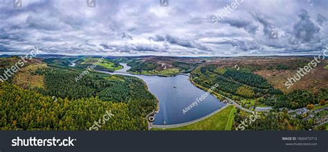 Aerial View Ladybower Dam Peak Distruct Stock Photo 1860473713 | Shutterstock