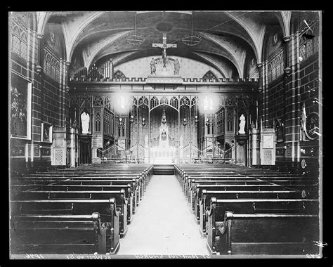 Interior Of St. Ignatius Church by The New York Historical Society