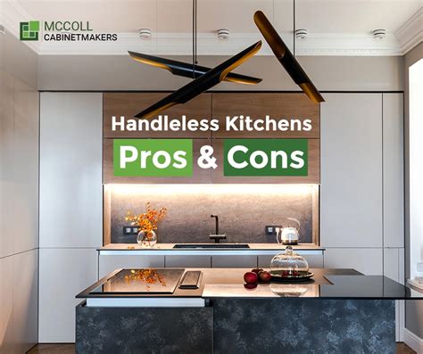 Handleless Kitchens Pros and Cons | McColl Cabinetmakers