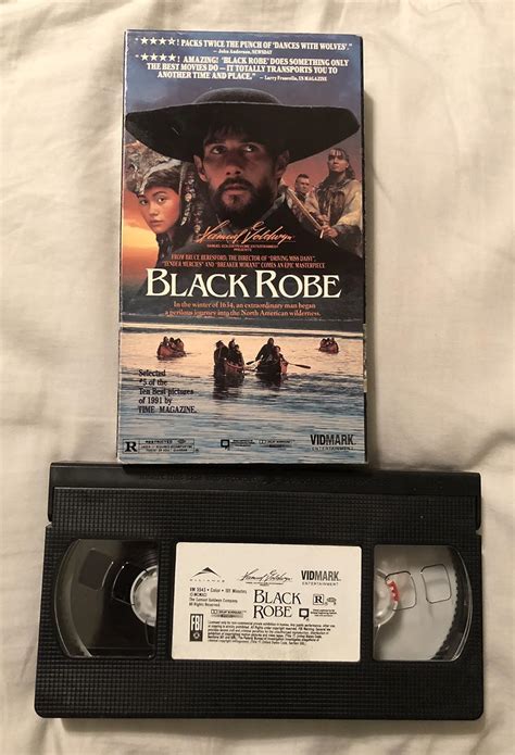 Amazon.com: Black Robe [VHS] : Bluteau, Young, Holt, Schellenber: Movies & TV