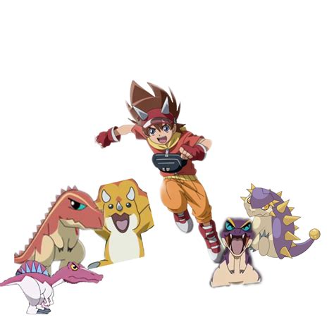 Dinosaur king D team baby dinosaur by zizodino on DeviantArt