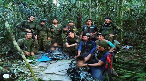 Four Colombian children found alive in jungle weeks after plane crash ...