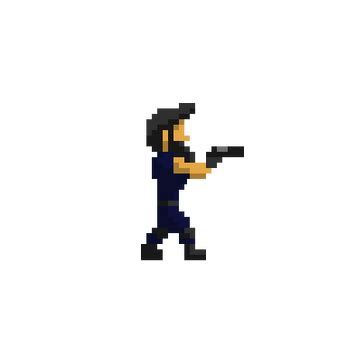 Animated Pixel Art Shooter Character And Zombie by RGS_Dev