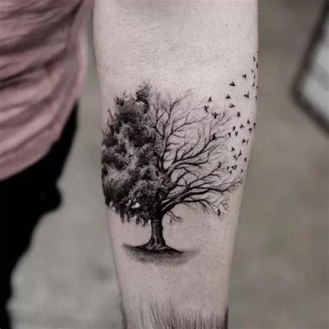 Top 76+ dying tree tattoo - in.eteachers