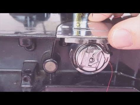 How to Wind Bobbin and Thread Bobbin Case for Vintage Singer Featherweight 221 Sewing Machine ...