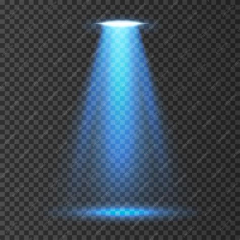 Premium Vector | UFO light beam isolated on white background Vector ...