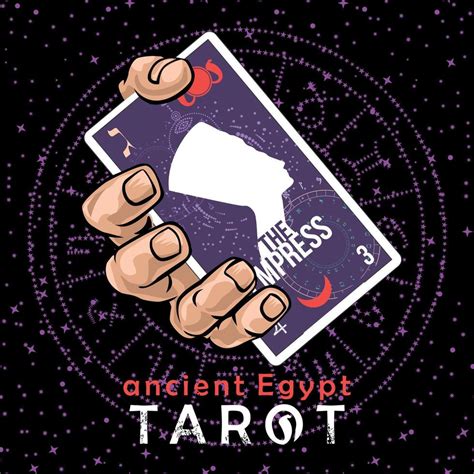 Ancient Egyptian Tarot. T-shirt design of a hand holding the Egyptian ...