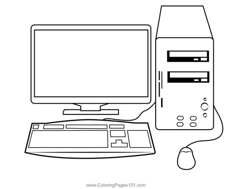 Latest Computer Coloring Page for Kids - Free Electronic Gadgets Printable Coloring Pages Online ...