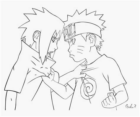 Naruto Vs Sasuke Coloring Pages First Final Valley Fight | Trang tô màu, Naruto and sasuke, Naruto