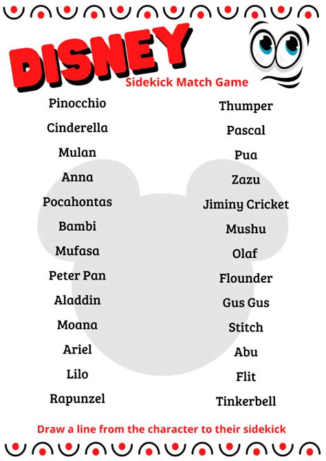 Disney Printables: Disney Trivia for Kids | Emma and 3