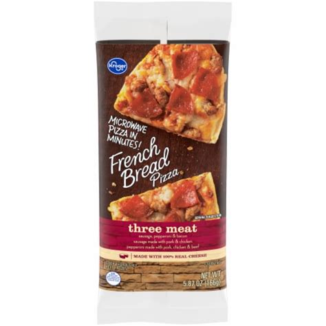 Kroger® Three Meat French Bread Frozen Pizza, 5.87 oz - Smith’s Food and Drug