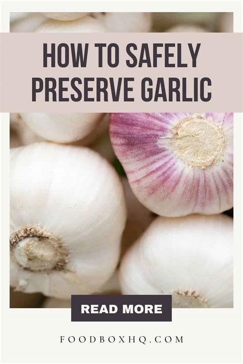 How To Preserve Garlic So It Stays Fresher For Longer | Food Box HQ