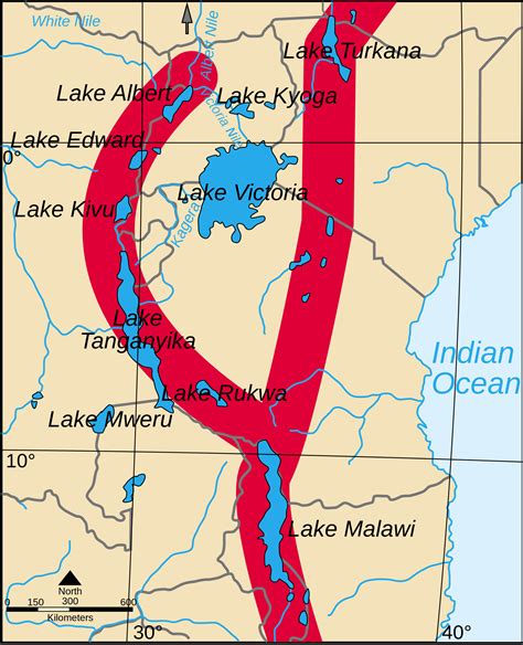 Great Rift Valley On A Map Of Africa – Topographic Map of Usa with States