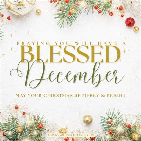 34 Beautiful December Blessings To Share During The Holidays | Think ...