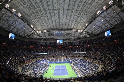 Arthur Ashe Stadium at Billie Jean King National Tennis Center during ...