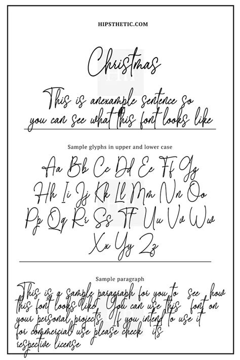 FREE Christmas Fonts for Cards - Hipsthetic