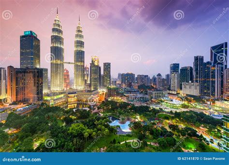 Kuala Lumpur Skyline stock photo. Image of center, malaysia - 62141870
