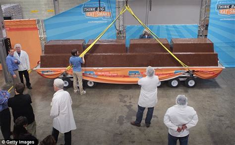 World's Finest Chocolate breaks world record with 21ft candy bar | Daily Mail Online