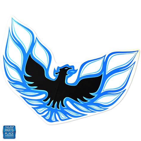 1970-1972 Firebird Trans Am T/A Front Bumper "Bird" Decal Blue EA | eBay