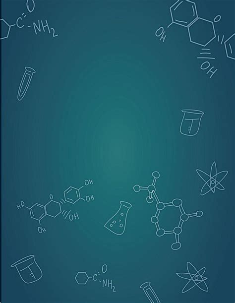 Hand-Drawn Cartoon Background Biochemistry