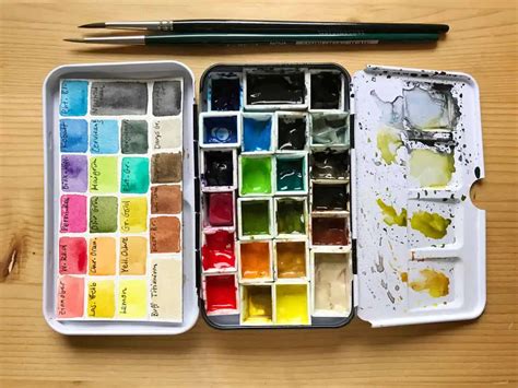 Artist's Watercolor Field Kit, Watercolor Paint Sets