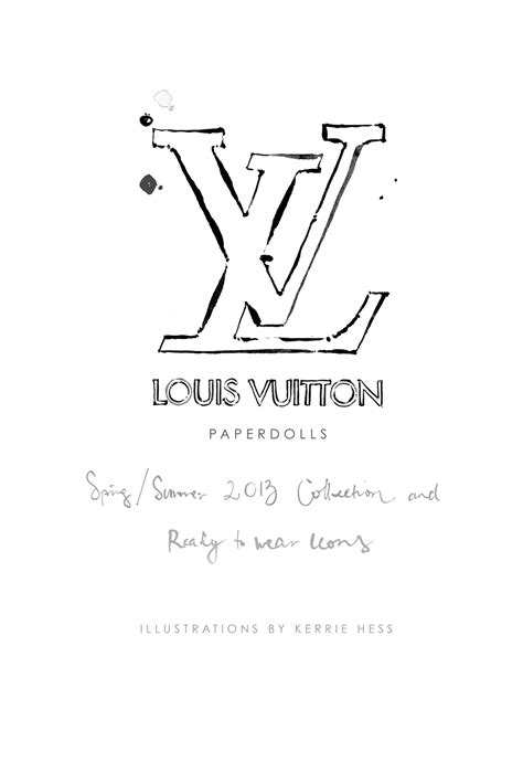 Louis Vuitton Paper Dolls - Fashion Doll | Louis vuitton handbags ...